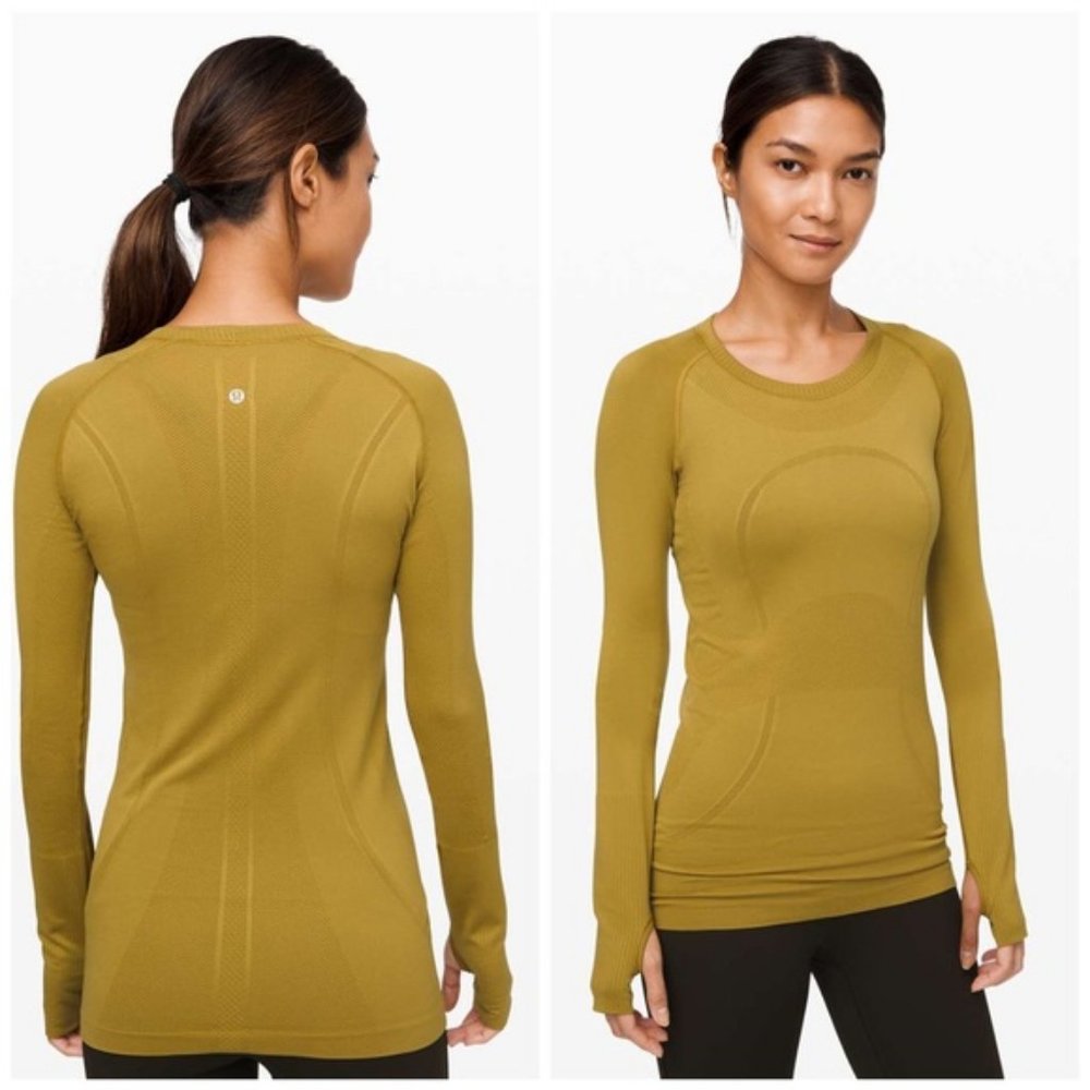 Lululemon Swiftly Tech Long Sleeve Crew Grape Leaf